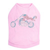 Motorcycle - Red, White, & Turquoise - Dog Tank