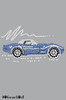 Blue Corvette - Women's T-shirt
