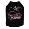 Car with Palm Tree - Red - Dog Tank