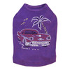 Car with Palm Tree - Red - Dog Tank