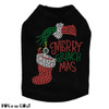 Merry Grinchmas Rhinestone Dog Tank