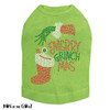 Merry Grinchmas Rhinestone Dog Tank