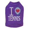 I Love Tennis - Dog Tank