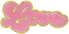 Chenille Love - Patch