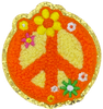 Peace Sign Chenille - Patch