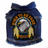 Born to be Free - Denim Dog Jacket