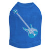 Guitar (Blue Austrian crystal) Dog Tank