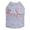 Rock Star (Red - Austrian crystal Rhinestones) Dog Tank