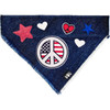 Peace with Hearts Denim Bandana