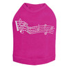 Music Notes Dog Tank