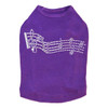 Music Notes Dog Tank