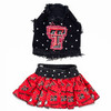 Red Raider Denim Harness Vest & Skirt