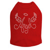 Angel with Wings - Red Dog Tank