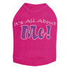 It's All About Me rhinestone dog tank for large and small dogs.