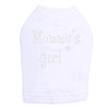 Mommy's Girl rhinestone dog tank for large and small dogs.