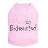 My Parents are Exhausted- Dog Tank rhinestone dog tank for large and small dogs.