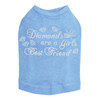 Diamonds are a Girls Best Friend #1 rhinestone dog tank for large and small dogs.