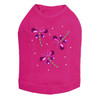 Pink & Purple Nailhead Butterflies dog tank for small and large dogs.