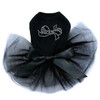 Bow - Purple & Silver rhinestone dog tutu for large and small dogs.