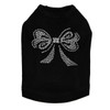 Bow - Rhinestones dog tank for large and small dogs.