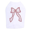 Bow - Red - dog tank for large and small dogs.