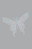 Blue Austrian Crystal Butterfly - Custom Tutu