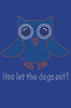 Blue Owl with "Hoo Let the Dogs Out?" - Custom Tutu