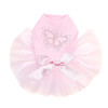 Pink Austrian crystal AB Butterfly Tutu