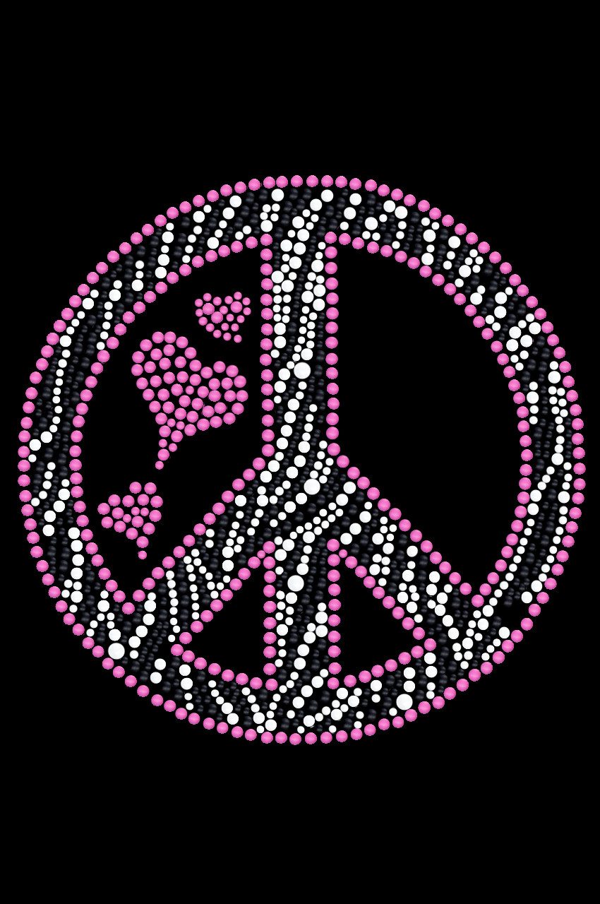 pink peace sign backgrounds