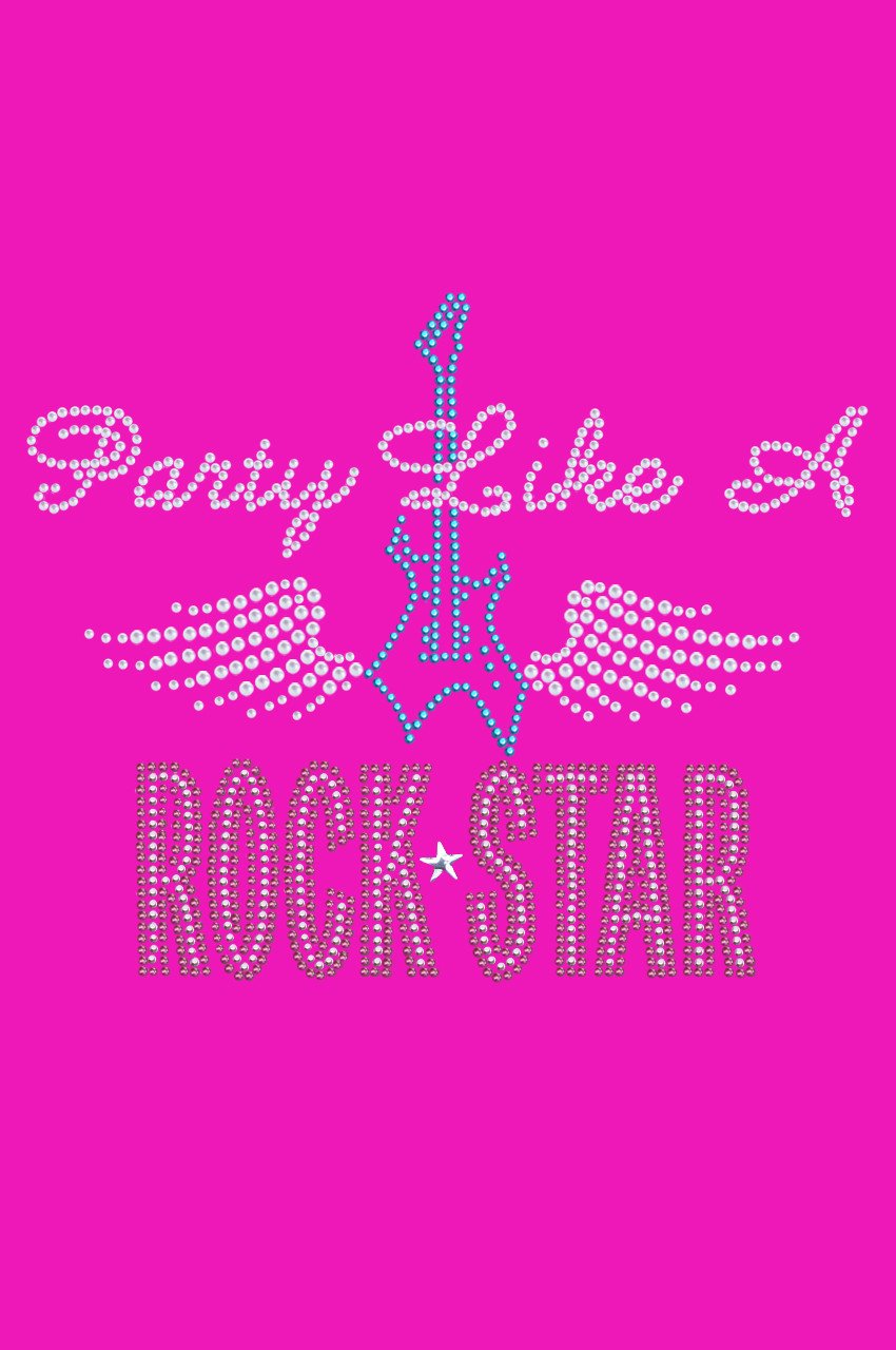 Party Like a Rock Star Wine Label