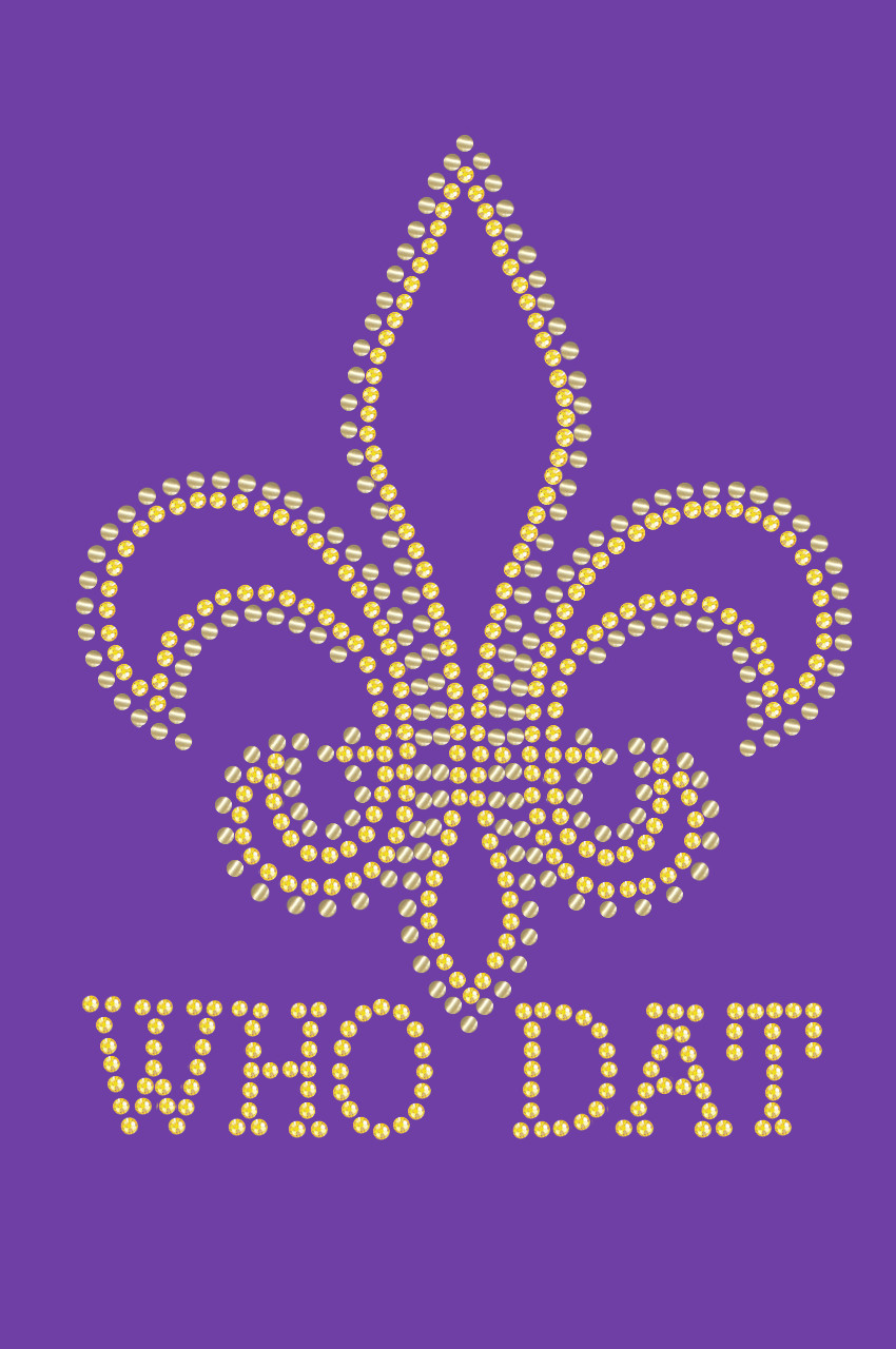 Fleur de Lis - Who Dat - Women's T-shirt