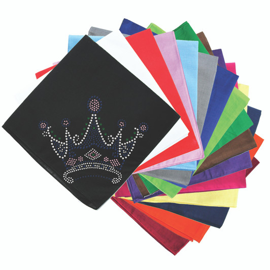 Crown #16 (Clear, Blue, Green, & Pink) - Bndana