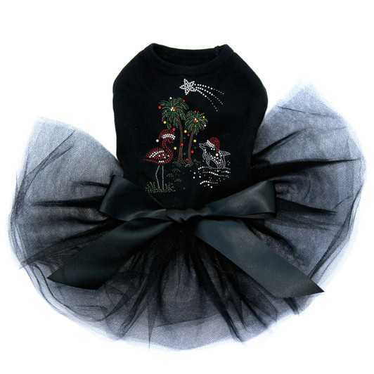 Tropical Christmas - Black Tutu