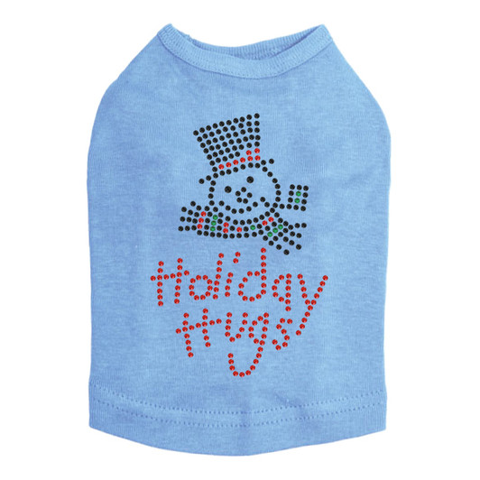 Holiday Hugs - Blue Dog Tank