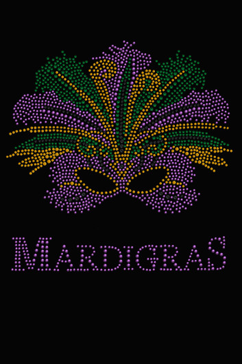 Madi Gras with Mask - Women's T-shirt
