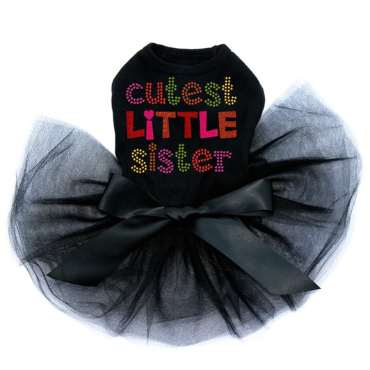 Cutest Little Sister dog tutu for large and small dogs.