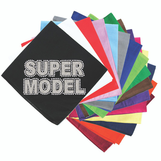Super Model  (Silver) - Bandanna