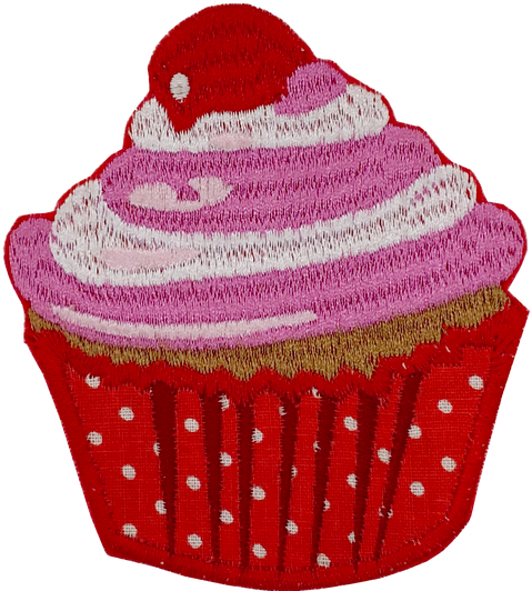 Cupcake #4 (Red) - Patch