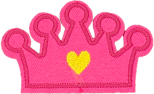 Hot Pink Crown - Patch