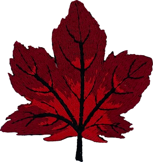 Fall Leaf Red- Patch