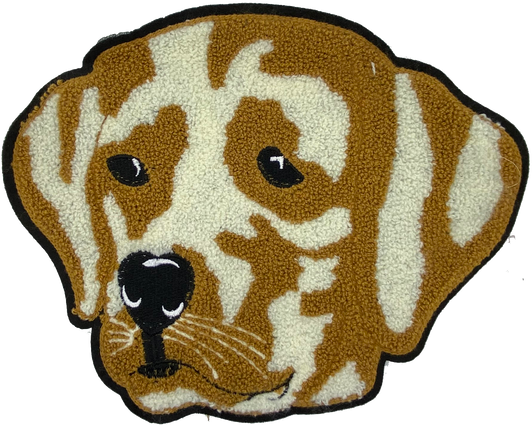 Large Chenille Lab - Patch