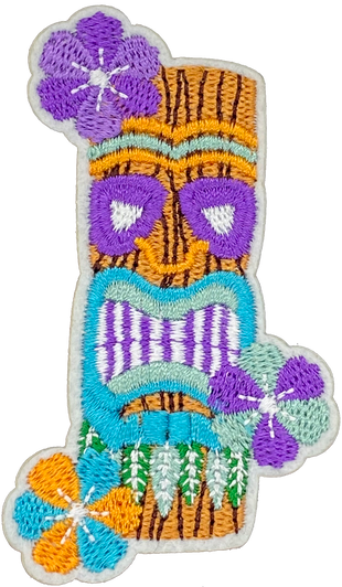 Hawaiian Tiki Mask - Patch