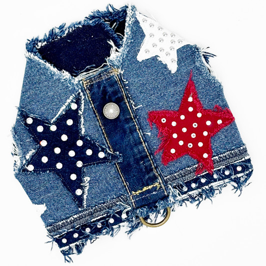 Star Spangle Vintage Harness Vest