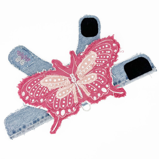 Coral Denim Harness Vest Coral Denim Harness Vest