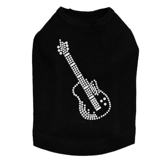 Guitar (Rhinestone) Dog Tank