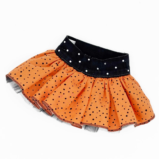 Orange Dot Skirt