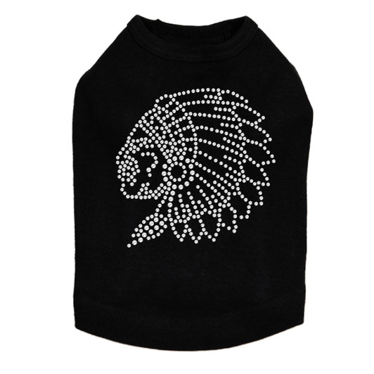 Indian - Rhinestone - Dog Tank