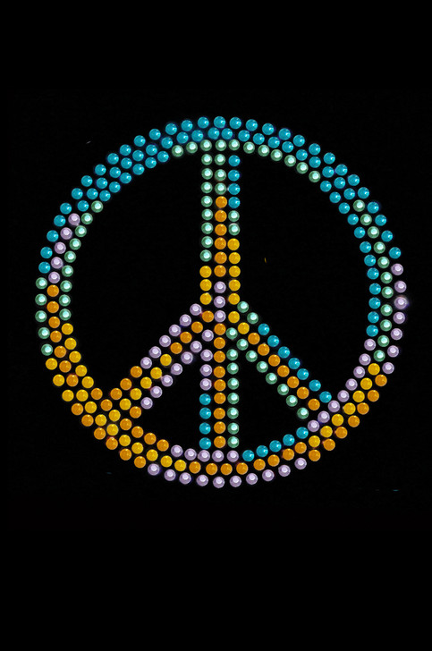 Peace Sign (Blue, Orange, Yellow, & Green) Tutu