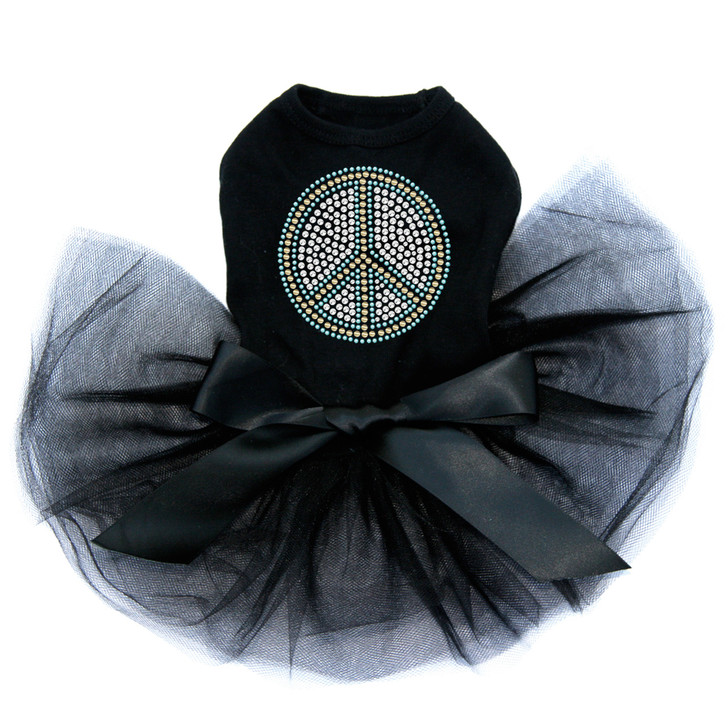 Peace Sign (Blue) Tutu