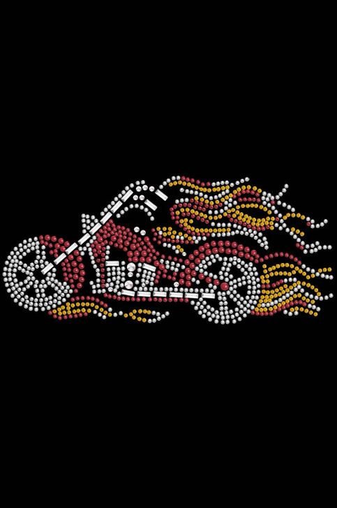 Motorcycle - Red with Flames Tutu